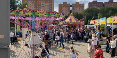 Objazdowy lunapark pod SCK Parkiem Tradycji