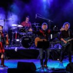 Na zdjęciu Mariusz Kalaga i muzycy z jego zespołu podczas Pikniku Country w Siemianowickim amfiteatrze miejskim. Foto Monika Bilska
