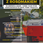 plakat zapraszający na Piknik Militarny z Rosomakiem